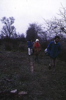 SS 1986 1 Caminando en la salida. Salimos desde Las Delicias.