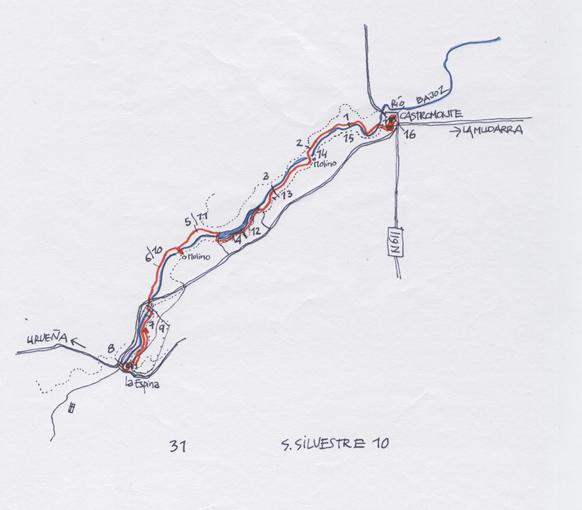 San Silvestre 2010 - Ruta.