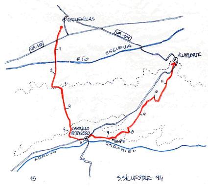 San Silvestre 1994 - Ruta.