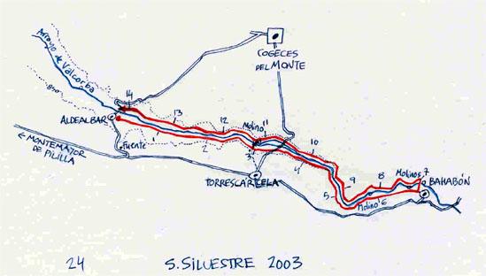 San Silvestre 2003 - Ruta.
