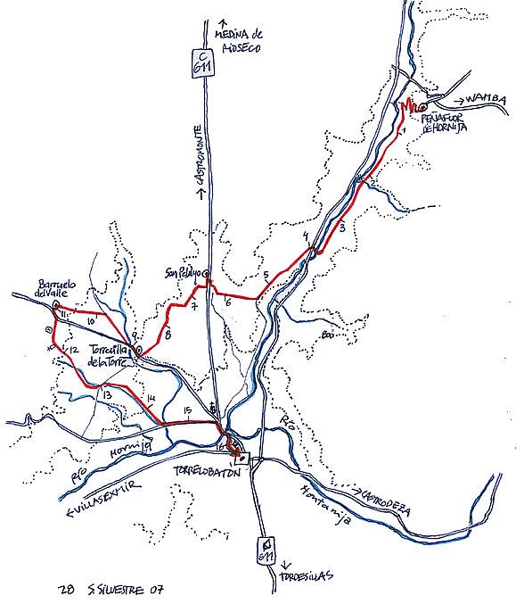 San Silvestre 2007 - Ruta.
