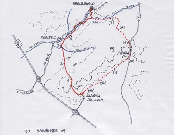 San Silvestre 2009 - Ruta.