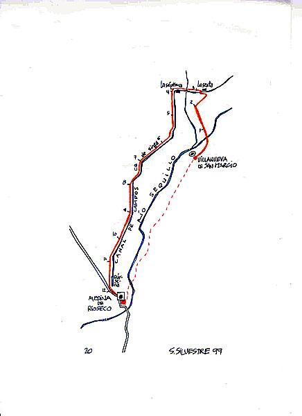San Silvestre 1999 - Ruta.