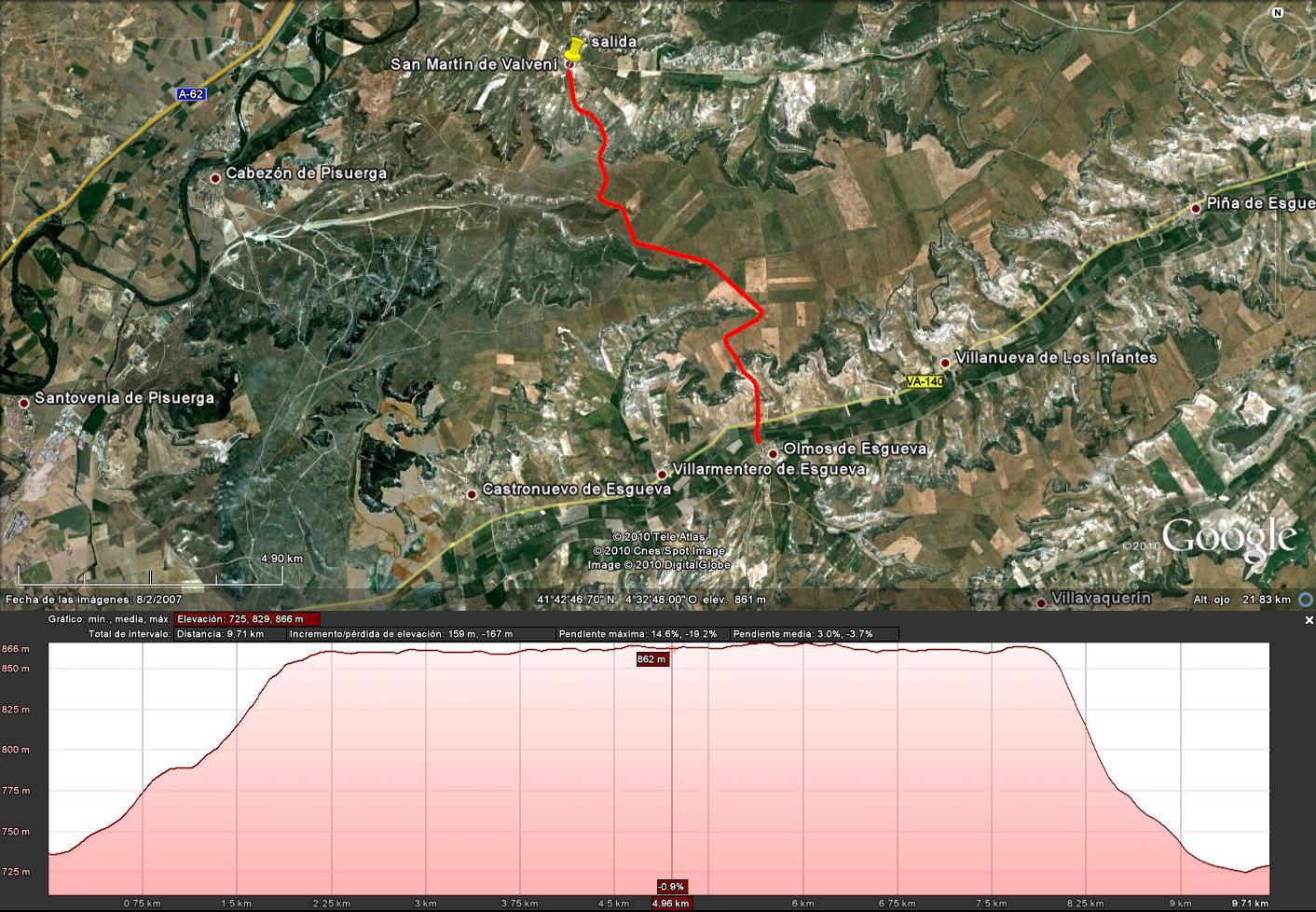 SS 1990 Ruta marcha 11 foto - SAN MARTIN DE VALVENI
