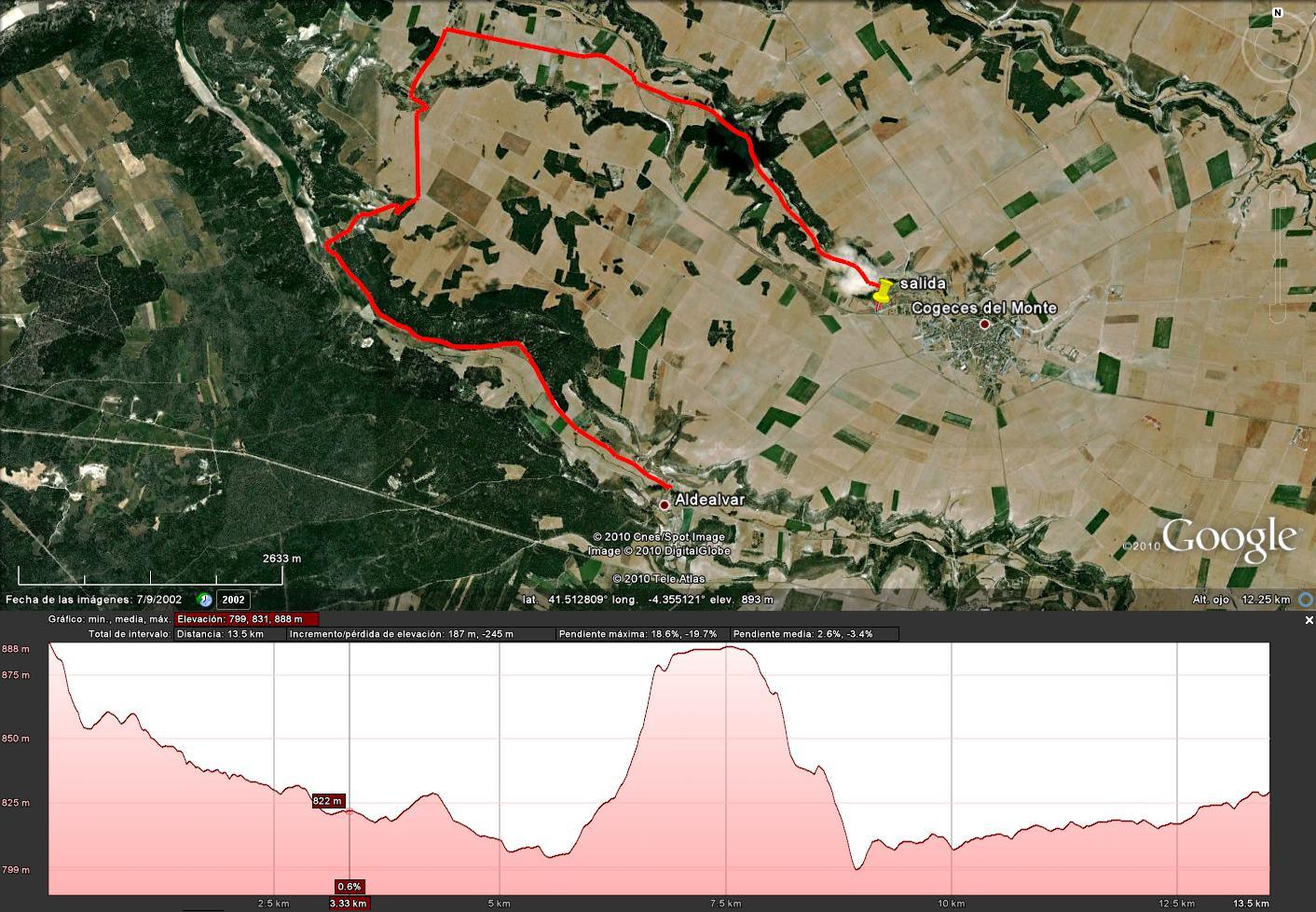 SS 2001 Ruta marcha 22 foto -COGECES DEL MONTE-ALDEALVAR