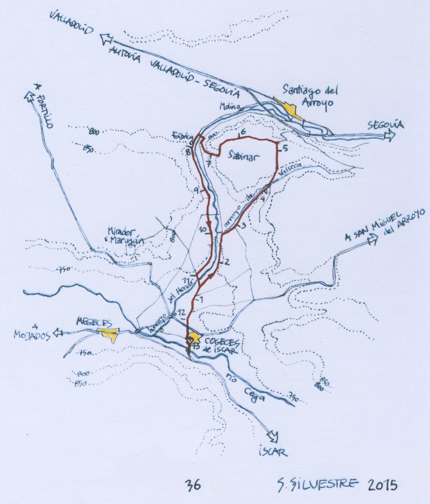 San Silvestre 2015-Ruta