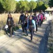 SS 2018 54 Grupo de marchistas caminando hacia Cogeces de Iscar