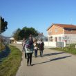 SS 2019 04 Sophie, Gwendo, Marta, Carmen V., saliendo de Cogeces.