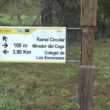 SS 2023 22 Cartel con indicaciones de ruta.